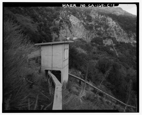Variable Angle Launcher Complex, Camera Stations, CA State Highway 39 at Morris Reservoir