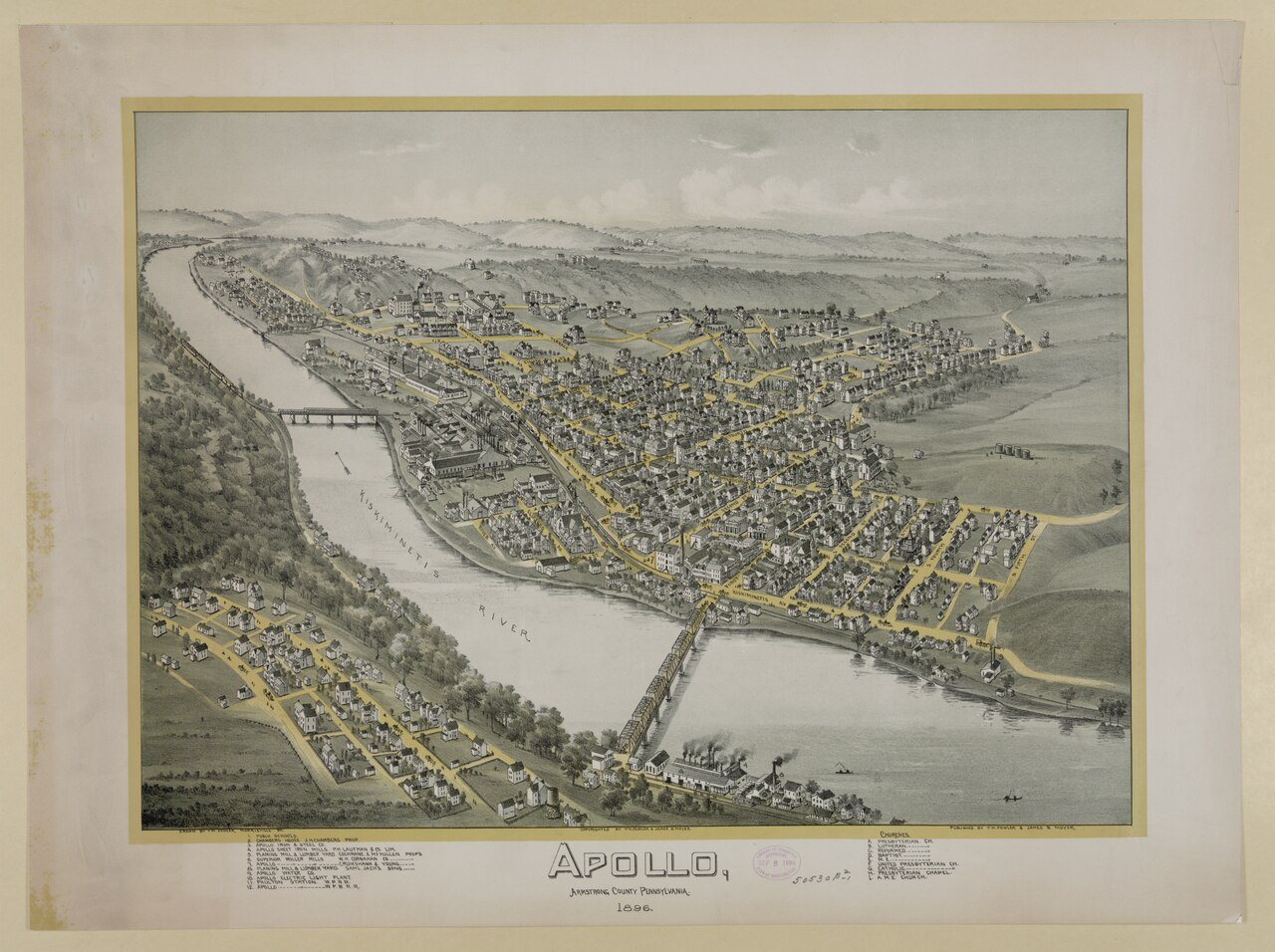 Apollo, Armstrong County Pennsylvania., 1896