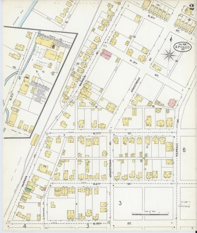 Sanborn Fire Insurance Map from Apollo, Armstrong County, Pennsylvania, 1904, Plate 0002