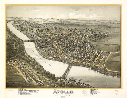 Apollo, Armstrong County, Pennsylvania 1896