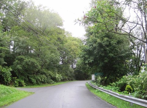 Entering Ehrenfeld, PA on 2nd Street eb, Aug. 2024