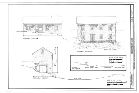 HAER PA,6-BERN.V,6- (sheet 3 of 3) - Conrad's Warehouse, Between Locks 38 and 39 on Union Canal