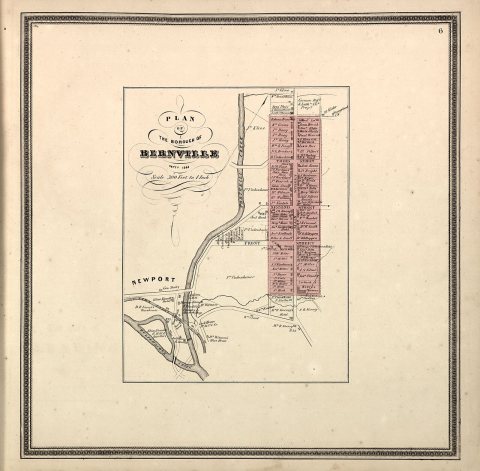Township map of Berks County, Pennsylvania, from actual surveys