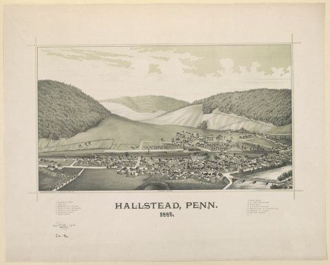 Hallstead, Penn. 1887