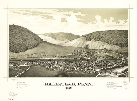 Hallstead, Penn. 1887