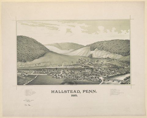 Hallstead, Penn. 1887