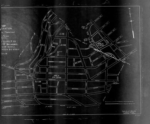 1940 Census Enumeration District Maps - Pennsylvania - Berks County - Mount Penn - ED 6-58, ED 6-59, ED 6-60