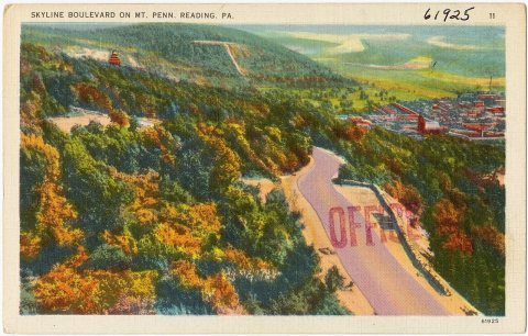 Skyline Boulevard on Mt. Penn. Reading, PA (61925)