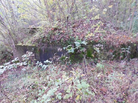 Remains of coal mine in