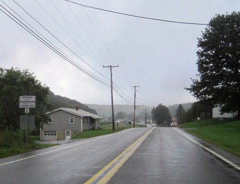US 219 nb entering Cherry Tree, PA, Aug. 2024