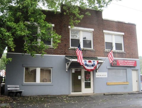Cherry Tree, PA borough hall, Aug. 2024