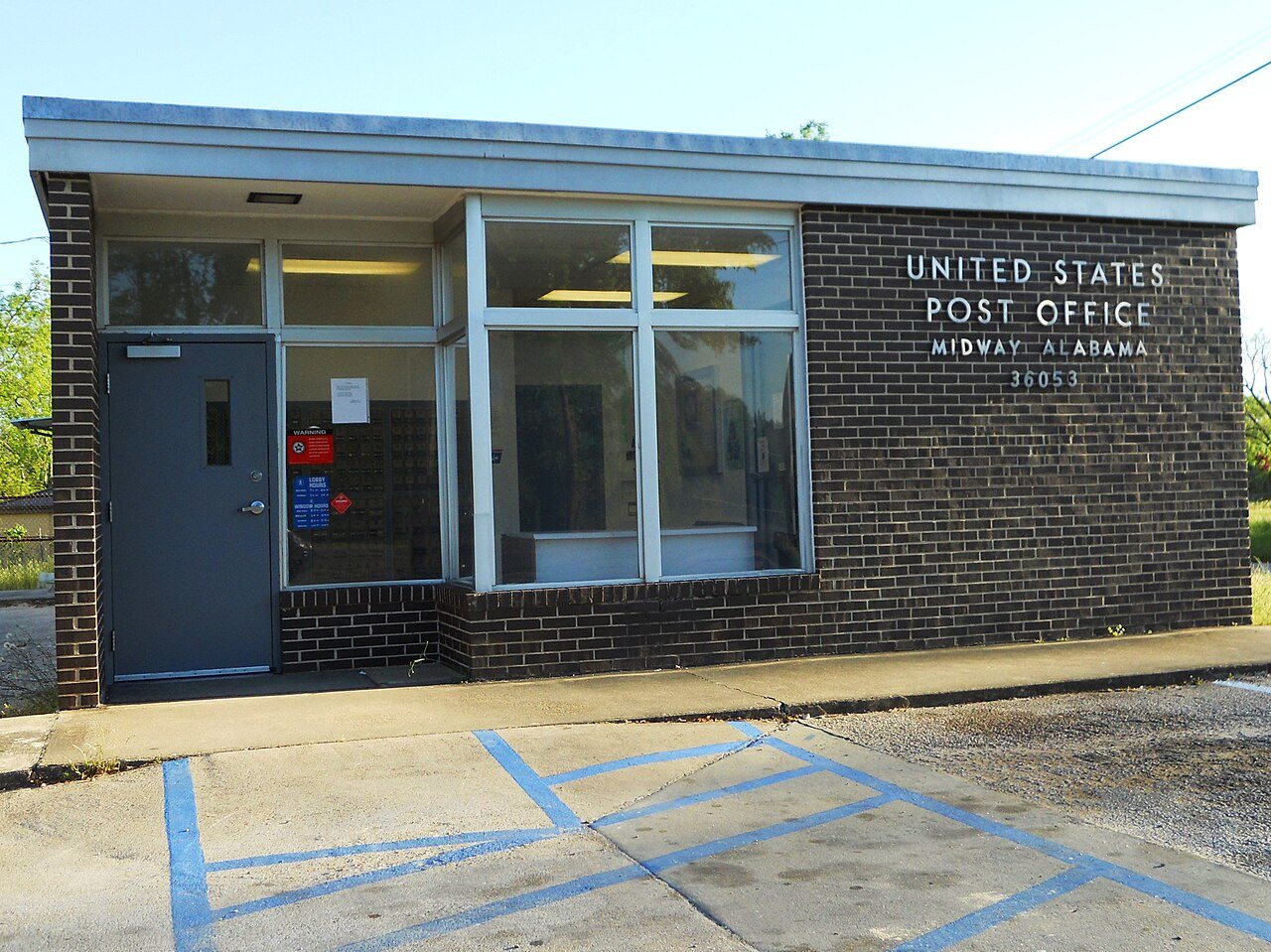 Midway Alabama Post Office