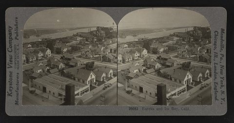 Eureka and its bay, Calif