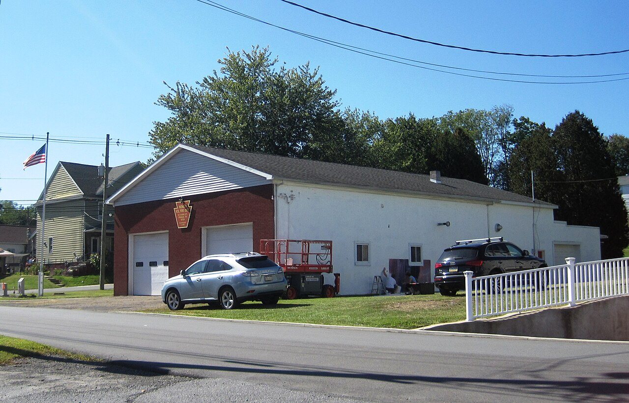 Pioneer Volunteer Fire Company building, Pringle, PA, Sept. 2023