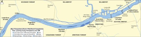 Susquehanna Boom Map