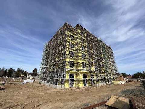 Westport Cupertino Building 2 from Stevens Creek