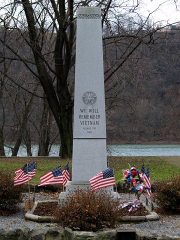 "We Will Remember Vietnam" Memorial Dedicated in Brackenridge Park, May 7, 1975