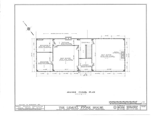HABS PA,35-WAV,2- (sheet 2 of 8) - Lemuel Stone House