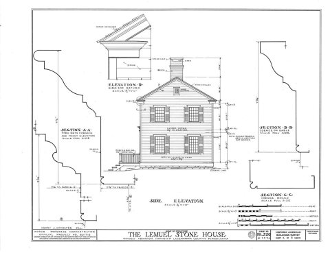 HABS PA,35-WAV,2- (sheet 4 of 8) - Lemuel Stone House