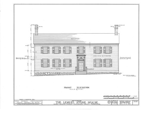 HABS PA,35-WAV,2- (sheet 3 of 8) - Lemuel Stone House