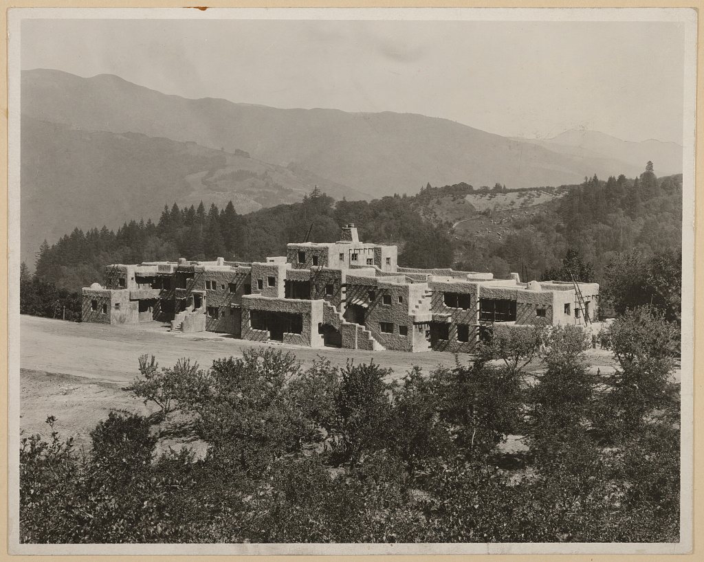 The Pueblo Dormitory of the Montezuma Boys School