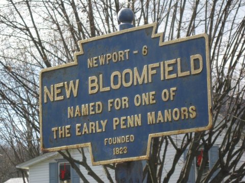 New Bloomfield, PA Keystone Marker