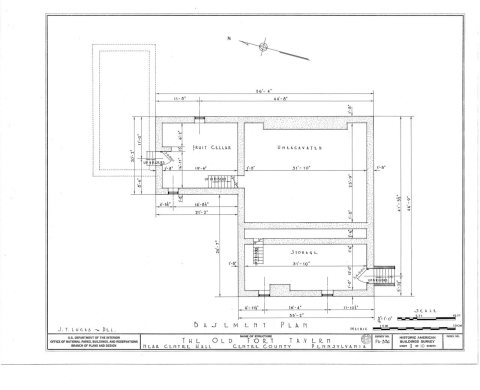 HABS PA,14-CENHA.V,1- (sheet 1 of 10) - Old Fort Tavern