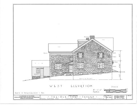 HABS PA,14-CENHA.V,1- (sheet 7 of 10) - Old Fort Tavern
