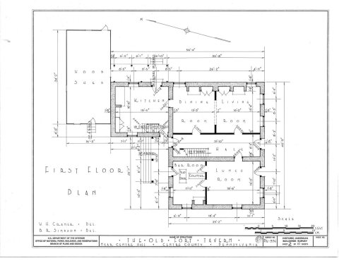 HABS PA,14-CENHA.V,1- (sheet 2 of 10) - Old Fort Tavern