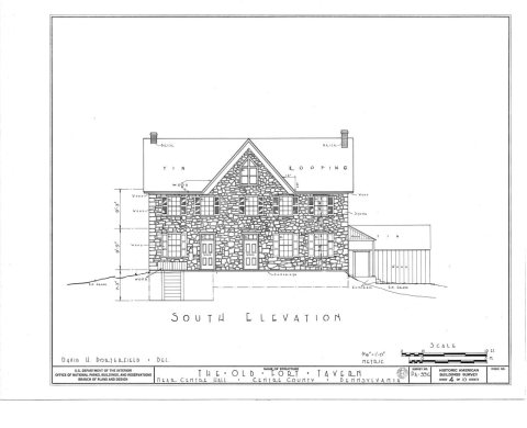 HABS PA,14-CENHA.V,1- (sheet 4 of 10) - Old Fort Tavern