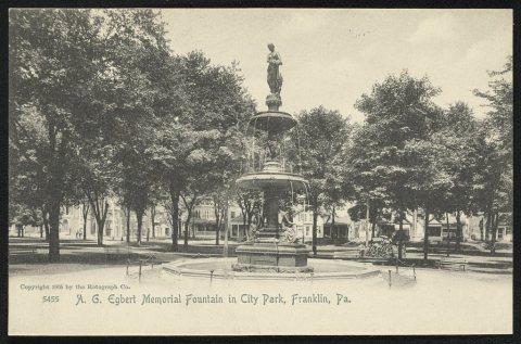 A.G. Egbert Memorial Fountain in City Park