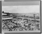 View of bathhouse and swimming pool, Neptune Beach