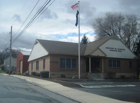Alburtis, PA borough hall (1), March 2024