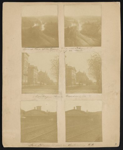 General view of the Genessee Valley, near Portage, N.Y., looking up the river; Montague Street, Brooklyn, N.Y.; Port Cl…