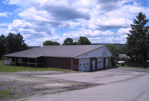 Wallaceton, PA fire department and borough hall, June 2024
