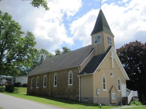 Wallaceton, PA methodist church, June 2024