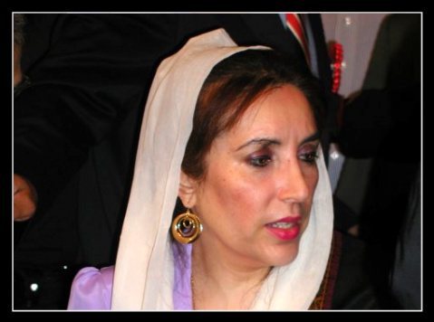 Benazir Bhutto - cropped with border