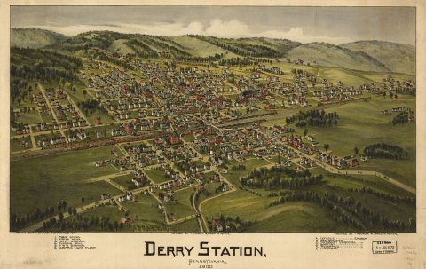 Derry Station, Pennsylvania 1900