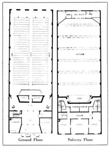 Mautes Theater Irwin Pa floor plan