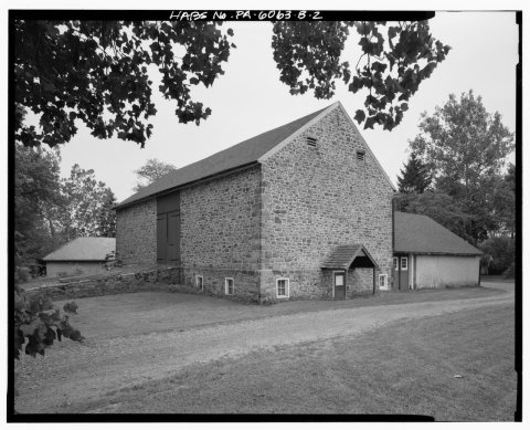 Dawesfield, Barn, 585 Lewis Lane, Blue Bell, Montgomery County, PA
