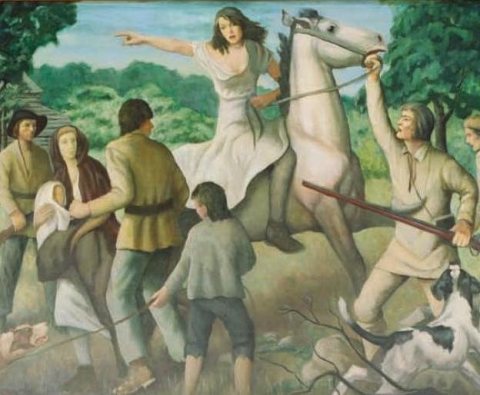 Rachel Silverthorne Mural in Muncy, Pennsylvania crop