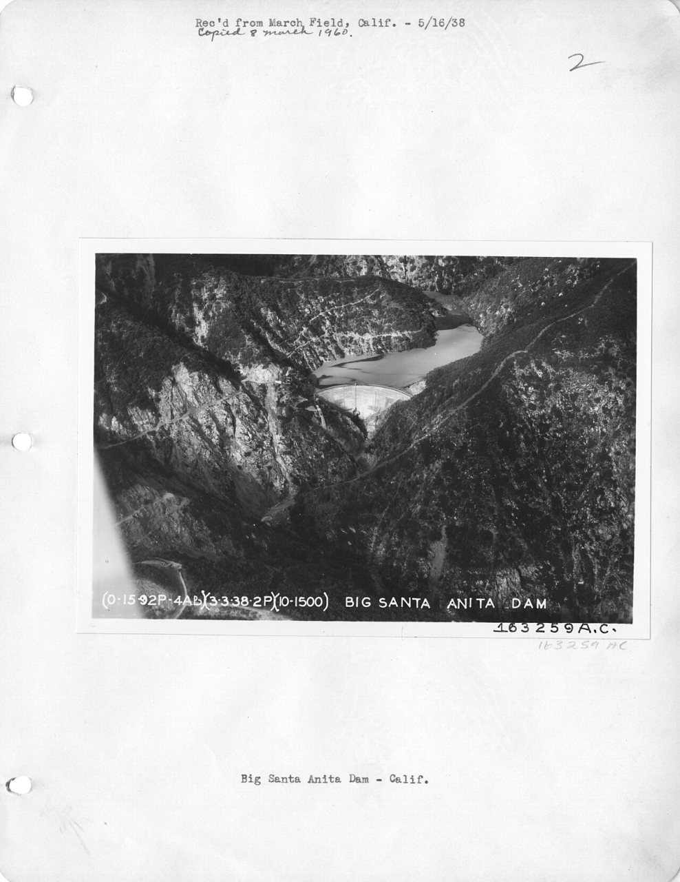 California - Dark Hole; Big Dalton Dam through Davis