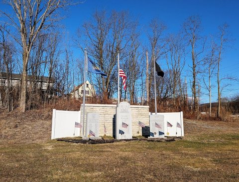 Ashley, PA firefighters and veterans memorial, Feb. 2026