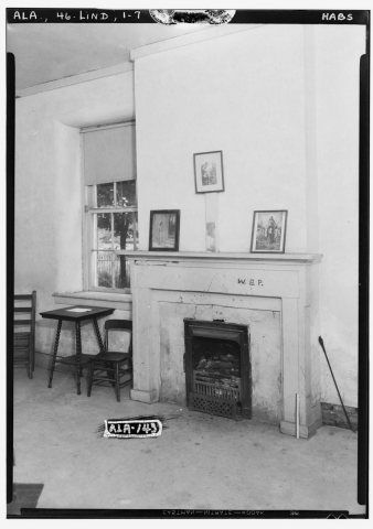 FRONT, NORTH WEST, ROOM ON BASEMENT FLOOR - Old Marengo County Courthouse, Cahaba Avenue and Mobile Street, Linden, Mar…