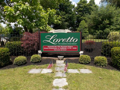 Loretto, Pennsylvania sign
