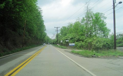 PA 837 nb entering Union Twp., Washington Co., May 2024