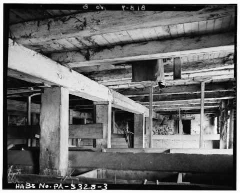 FRAMING DETAIL - Stone Barn, Water Street, Lower Saucon Township