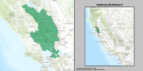 California US Congressional District 5 (since 2013)