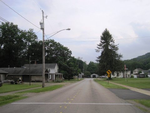 3rd Street sb in Utica, PA, June 2024