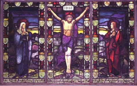 Trinity Episcopal Church, Swarthmore, PA, Crucifixion Window